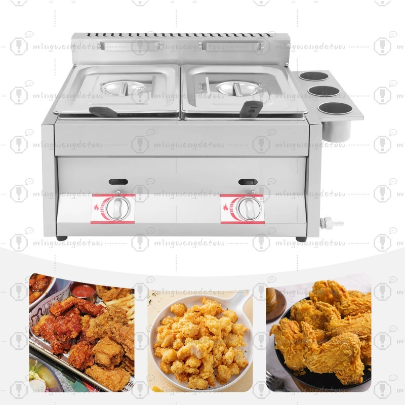 Deep Fryer Stainless - NUEVA Freidora Comercial a Gas de