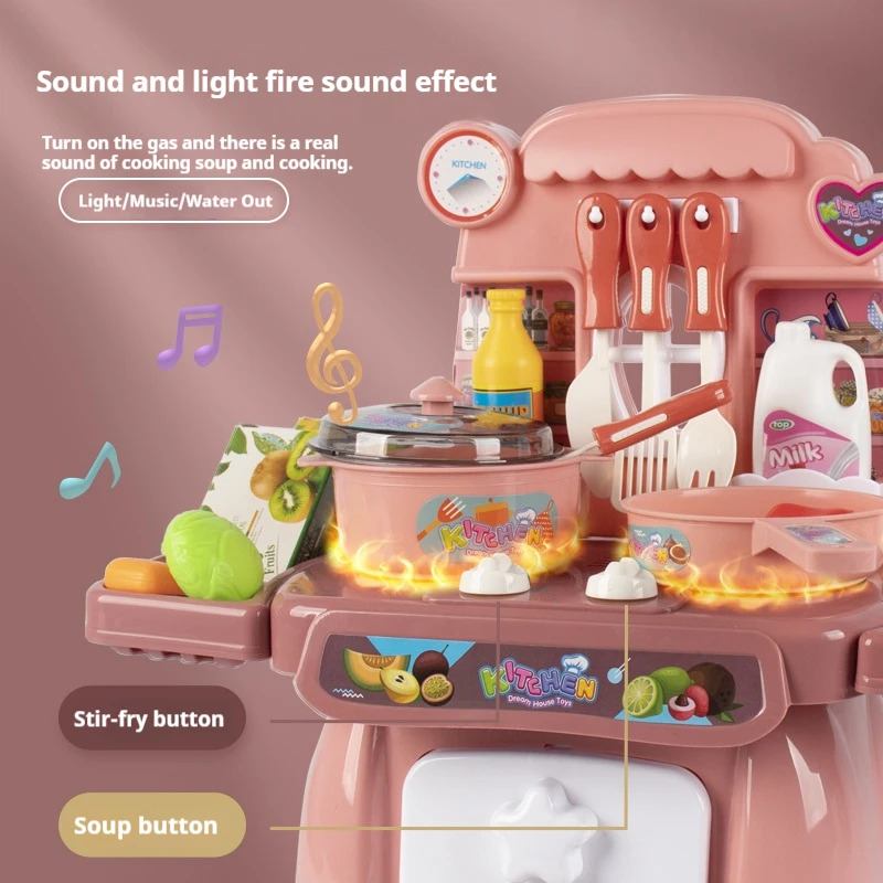 Kitchen Appliances For Kids - Juego de Cocina Simulado con Luces