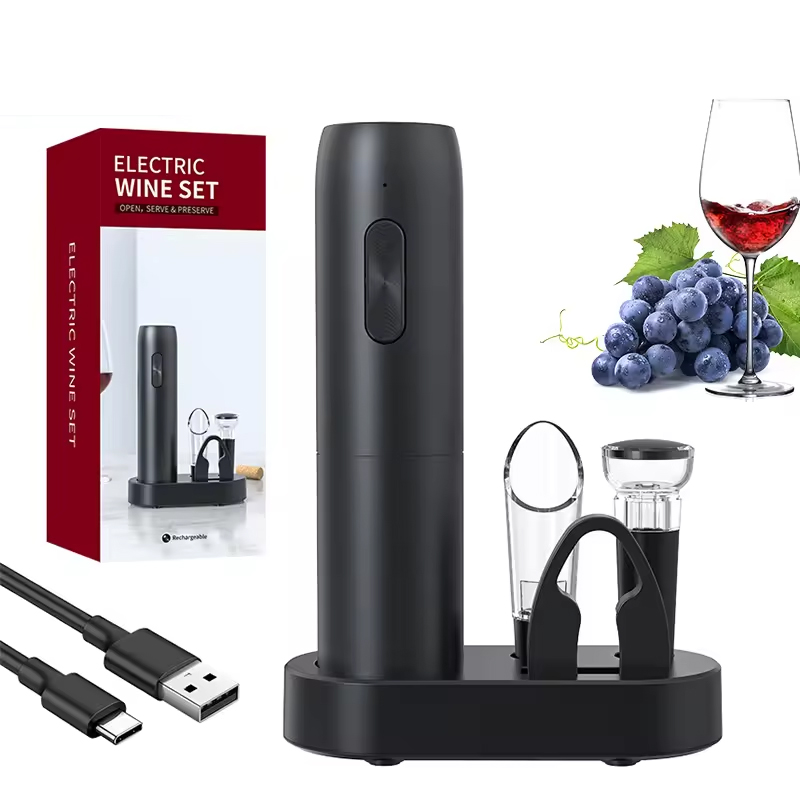 Wine Opener Electric - Juego de abridor de botellas de