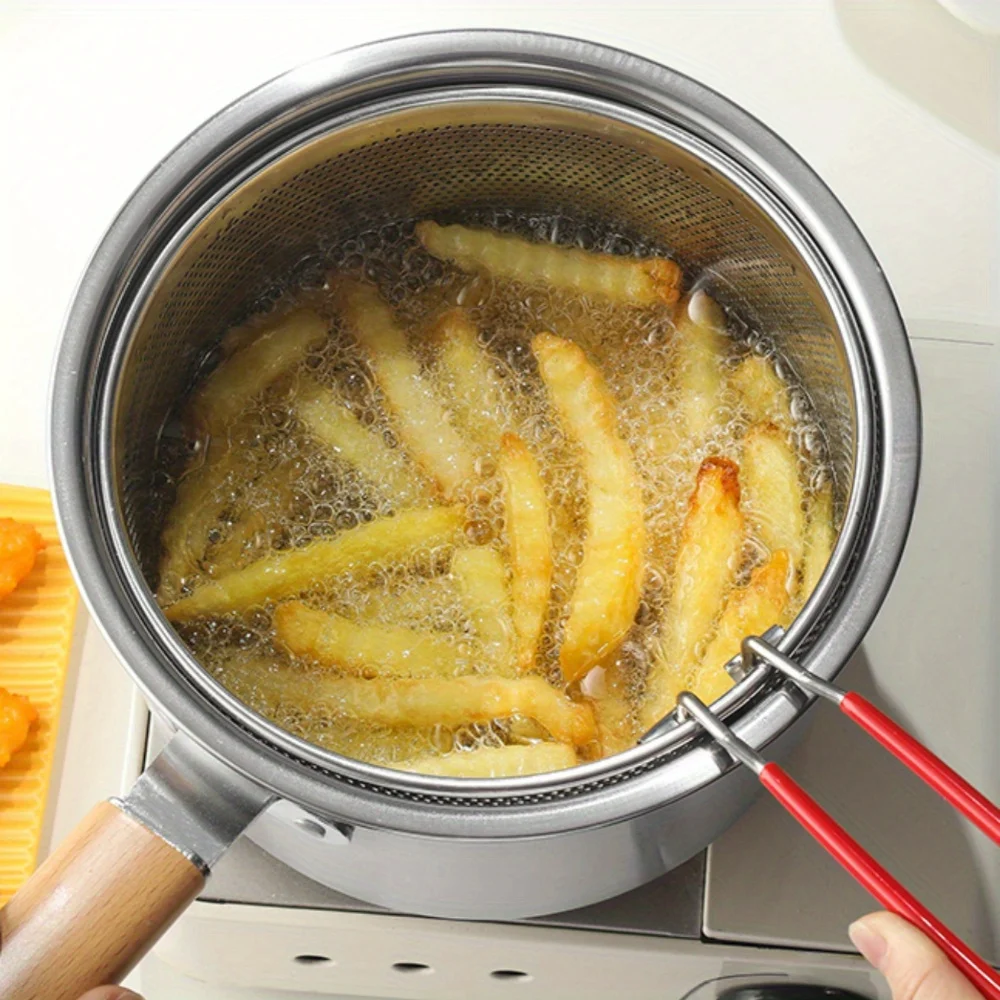 Deep Fryer Stainless - Juego de utensilios de cocina multiusos