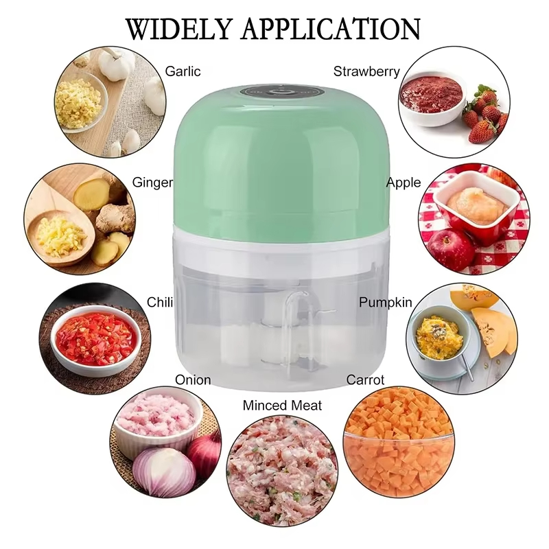 Meat Grinder Attachment - Triturador de Ajo Eléctrico Recargable de