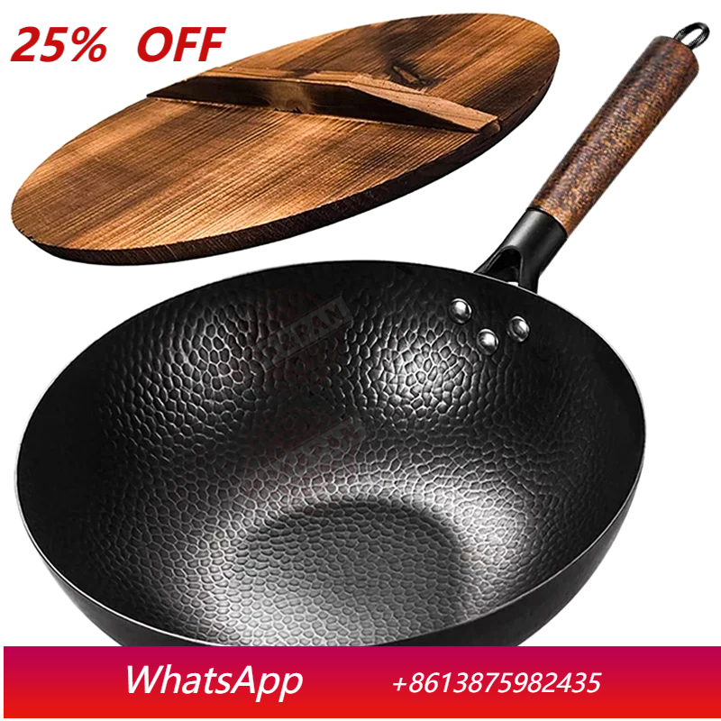 Wok Electric Flat - Wok de Acero al Carbono de