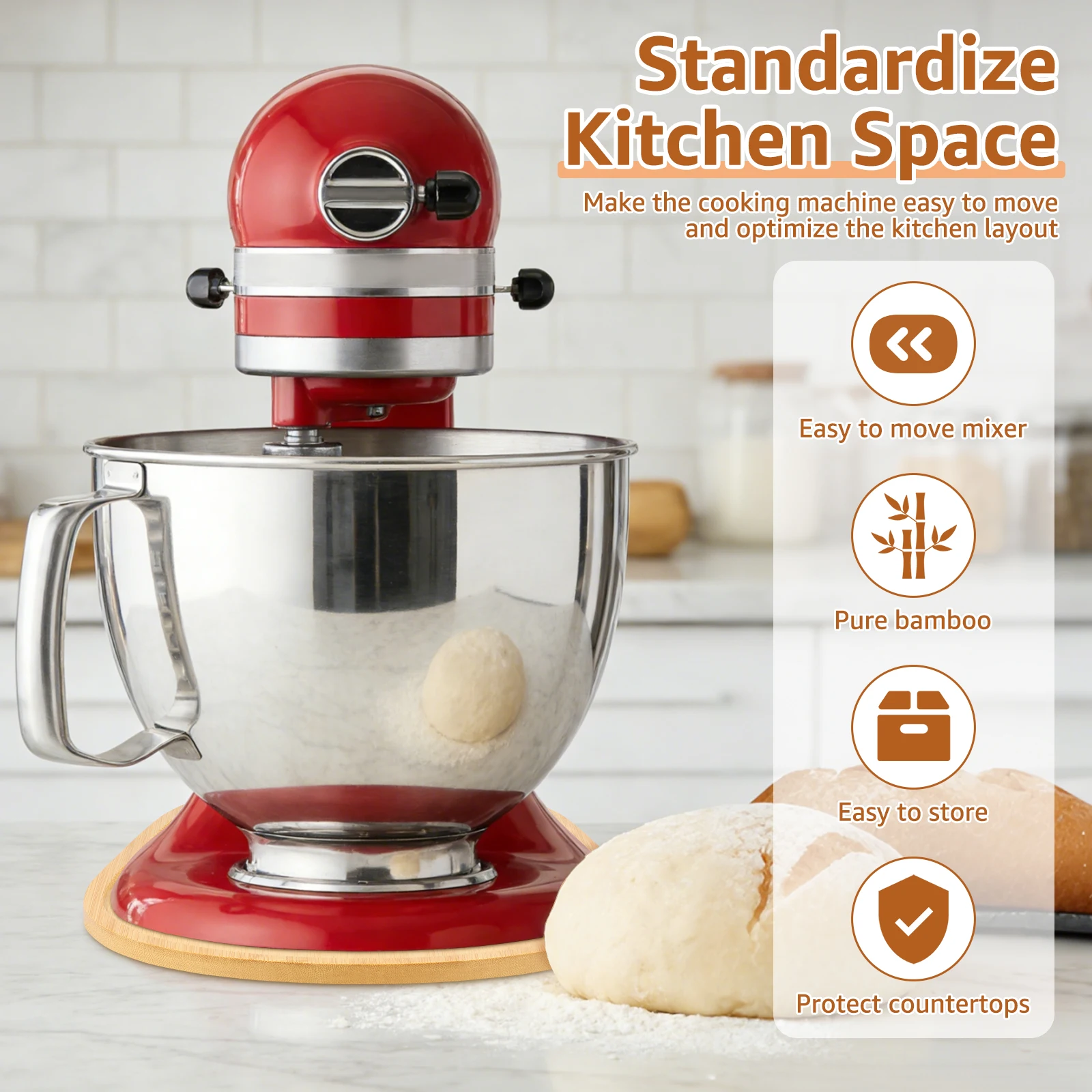 Deslizador de bambú para batid - Kitchen Appliances Kitchenaid reseña y precio