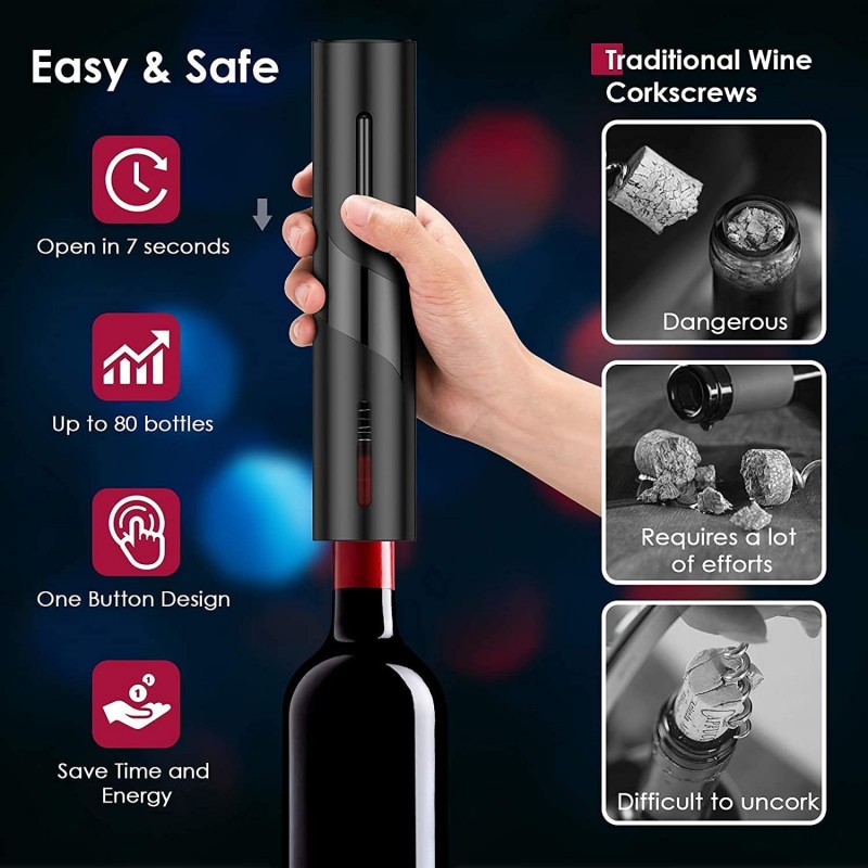 Sacacorchos automático eléctri - Wine Opener Electric reseña y precio