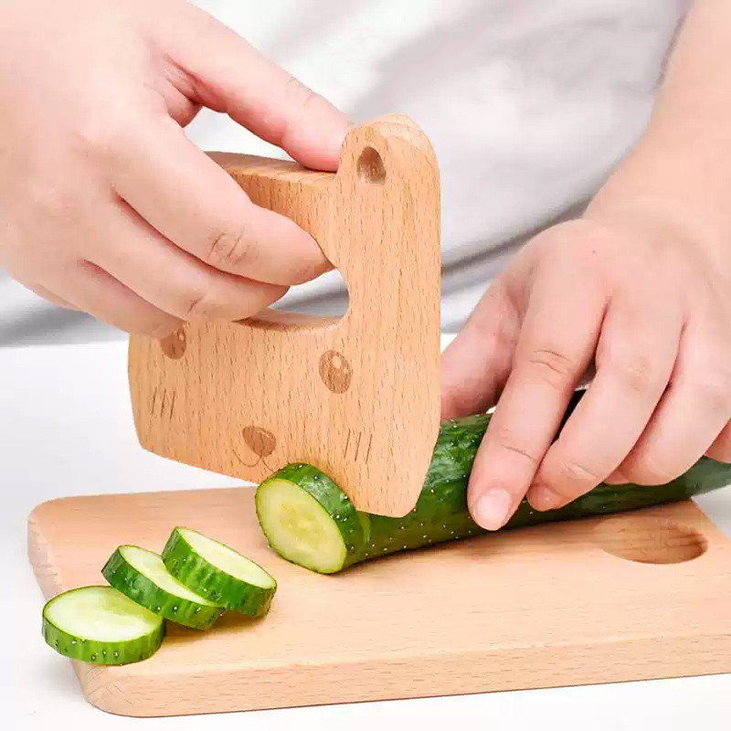 Cuchillo de madera para niños  - Kitchen Appliances For Kids reseña y precio