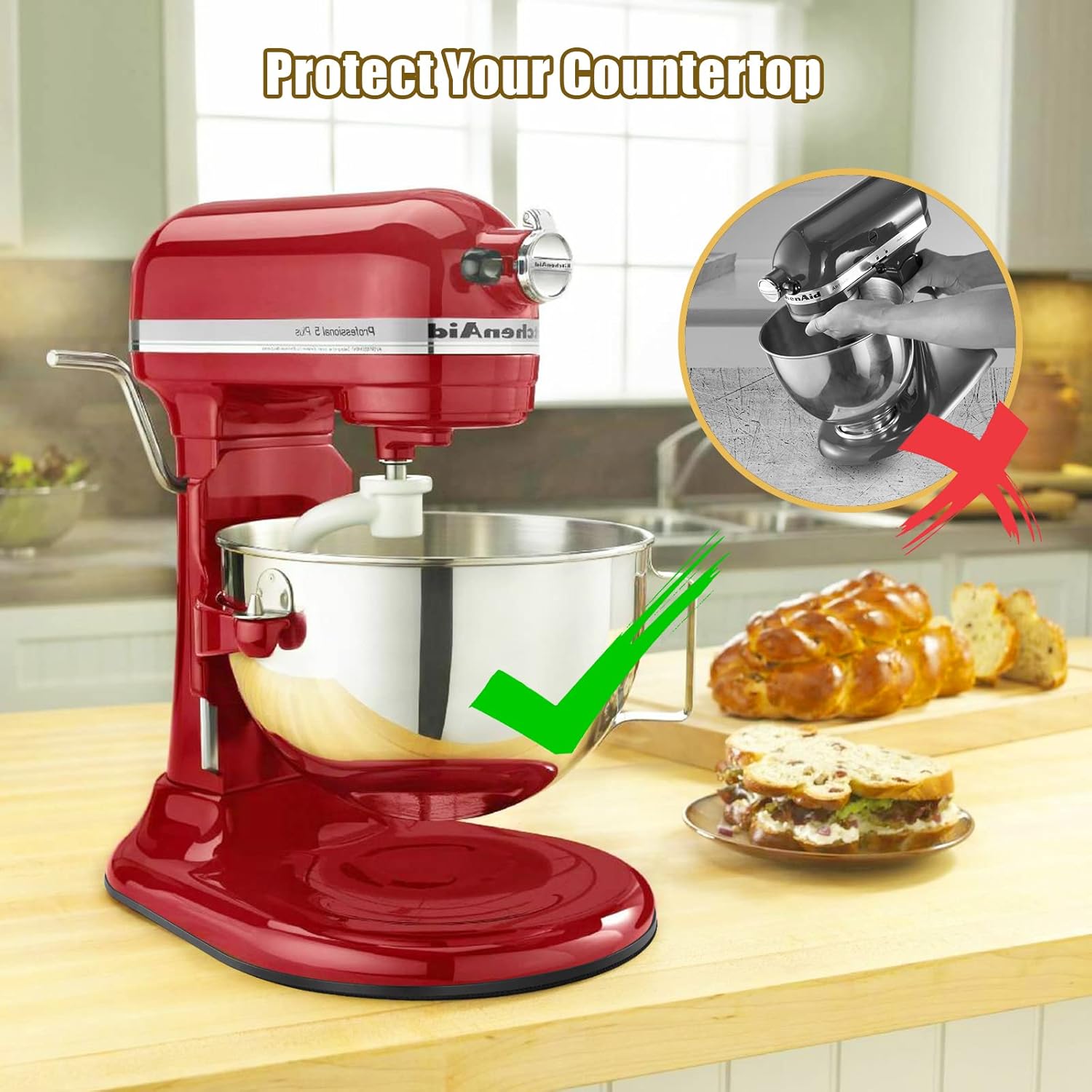 Alfombrilla deslizante para me - Kitchen Appliances Kitchenaid reseña y precio