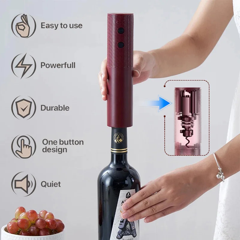 Sacacorchos eléctrico recargab - Wine Opener Electric reseña y precio