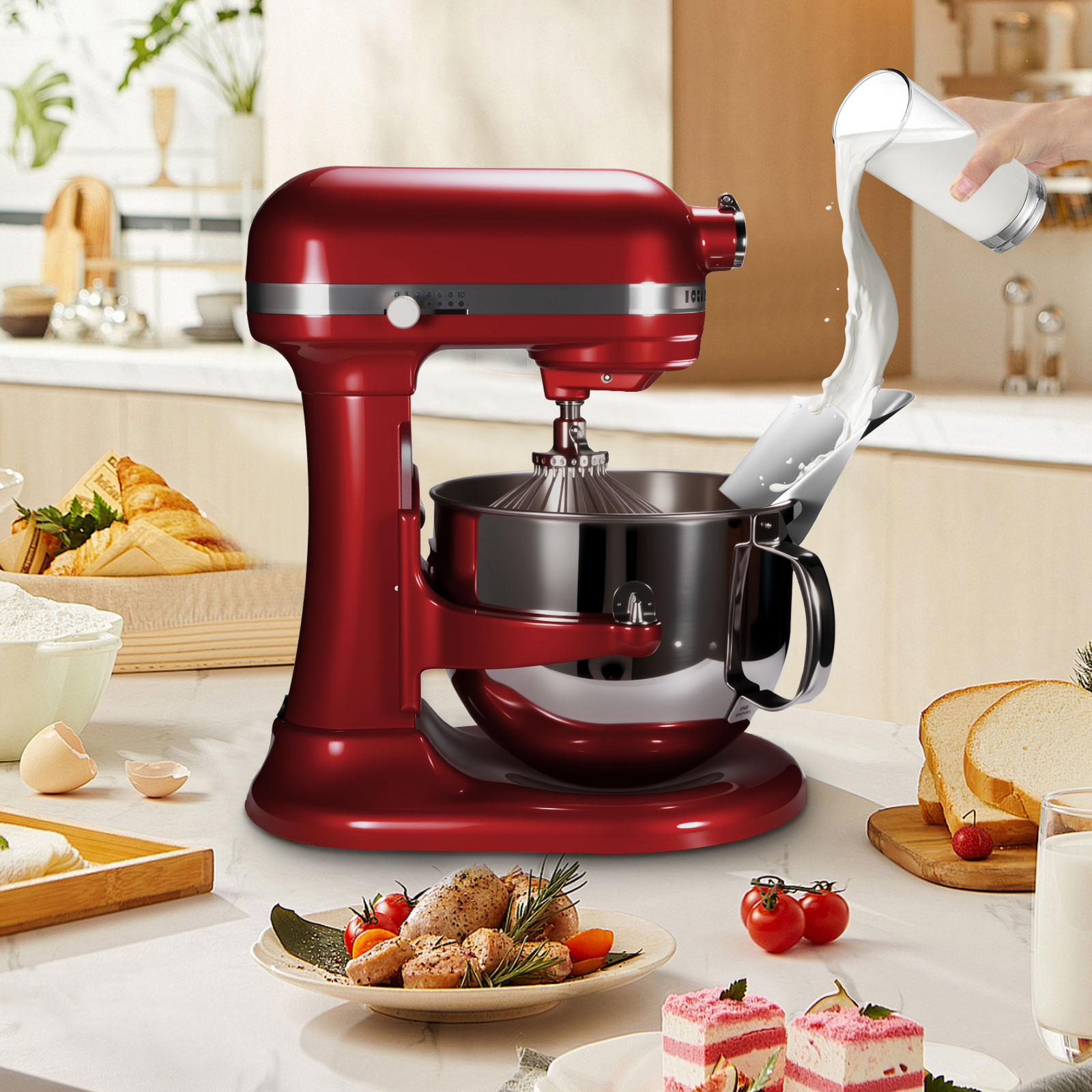 Protector basculante de acero  - Kitchen Appliances Kitchenaid reseña y precio